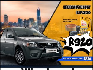 Nissan NP200 Service Kit ONLY R920 at Wierdapark Midas!