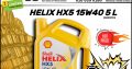 Shell Helix HX5 15W40 5L ONLY R230 at Wheel Wise Kliprivier!