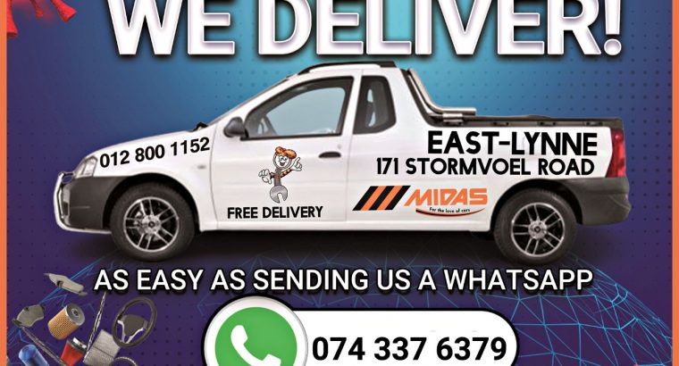 We Deliver, giving you the option to stay at home