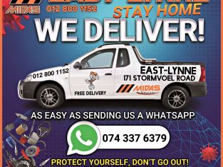 We Deliver, giving you the option to stay at home
