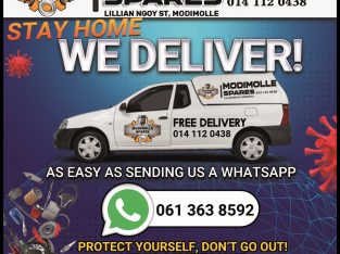 We Deliver, giving you the option to stay at home