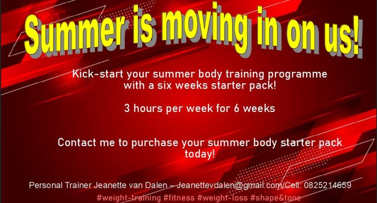 Your summer body training programme