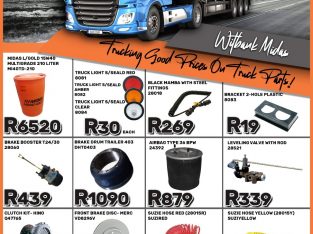 Wide variety of Truck Parts available at Midas Witbank!