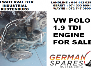 Vw Polo 1.9 TDI engine for sale