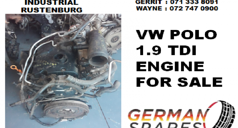 Vw Polo 1.9 TDI engine for sale