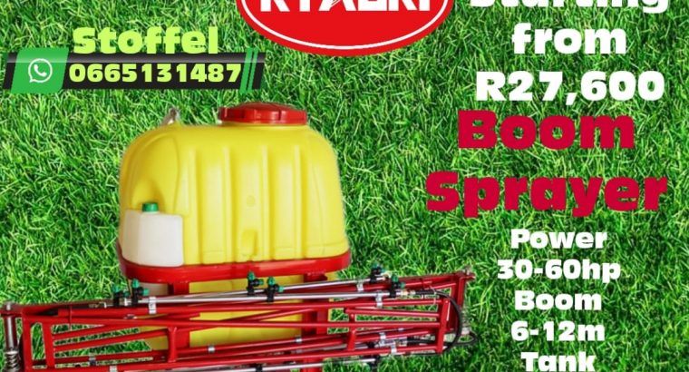 Boom sprayer