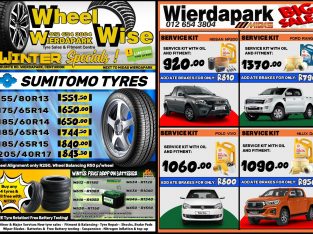 Winter Specials at Wheel Wise Wierdapark!