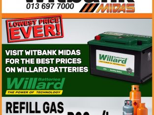 Get the Lowest Prices on Willard Batteries at Midas Witbank!