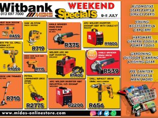 Weekend Specials at Midas Witbank!