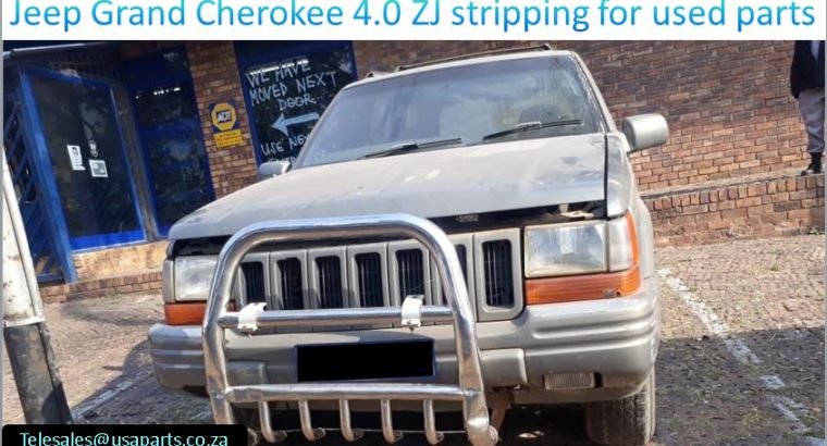 Jeep Grand Cherokee 4.0 ZJ 1992-98 stripping for used parts
