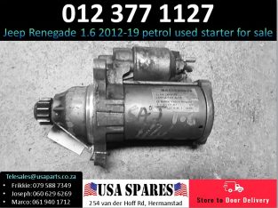 Jeep Renegade 1.6 2012-2021 used petrol starters for sale