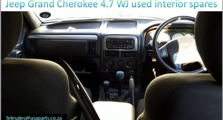 Jeep Grand Cherokee 4.7 WJ 1999-04 used interior spares for sale