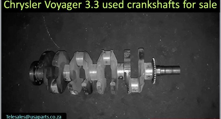 Chrysler Voyager 3.3 1999-07 used crankshafts for sale