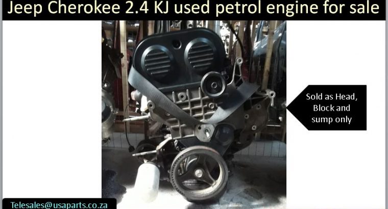 Jeep Cherokee 2.4 KJ 2002-07 used petrol engine for sale