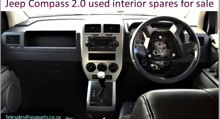 Jeep Compass 2.0 2007-17 used interior spares for sale
