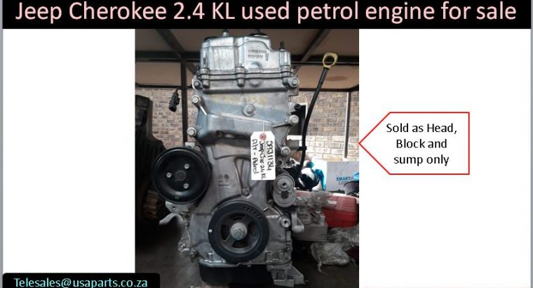 Jeep Cherokee 2.4 KL 2013-21 used petrol engine for sale