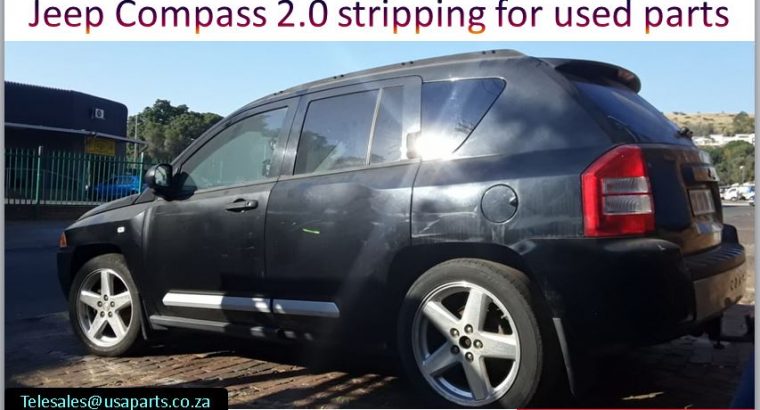 Jeep Compass 2.4 2007-10 stripping for used parts
