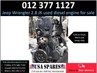 Jeep Wrangler 2.8 JK 2008-2019 used diesel engine for sale