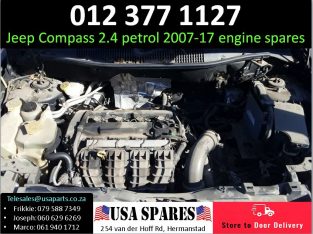 Jeep Compass 2.4 2007-17 used petrol engine parts for sale