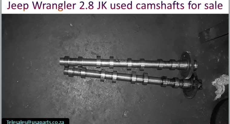 Jeep Wrangler 2.8 JK 2008-19 used camshafts for sale