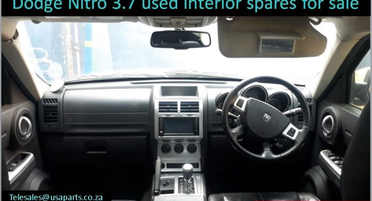 Dodge Nitro 3.7 2007-13 used interior spares for sale