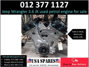 Jeep Wrangler 3.6 JK 2008-2019 used petrol engine for sale