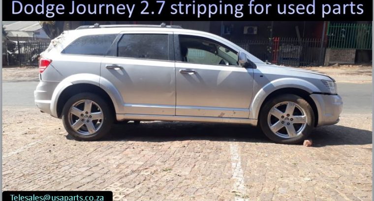 Dodge Journey 2.7 2007-19 stripping for used parts