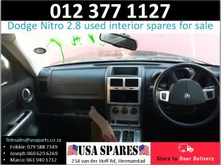 Dodge Nitro 2.8 2007-13 used interior spares for sale