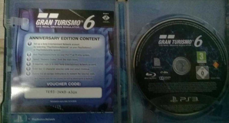 Gran Turismo 6 Anniversary PS3 (Steelbook Edition)