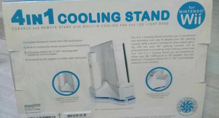 4-in-1 Cooling Stand For Nintendo Wii Console