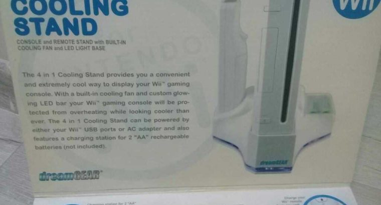 4-in-1 Cooling Stand For Nintendo Wii Console