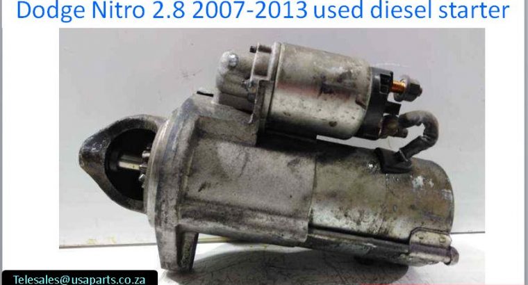 Dodge Nitro 2.8 2007-2013 used diesel starters for sale