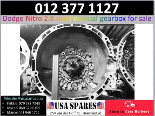 Dodge Nitro 2.8 2007-2013 used manual gearbox for sale