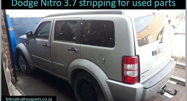 Dodge Nitro 3.7 2007-13 stripping for used parts