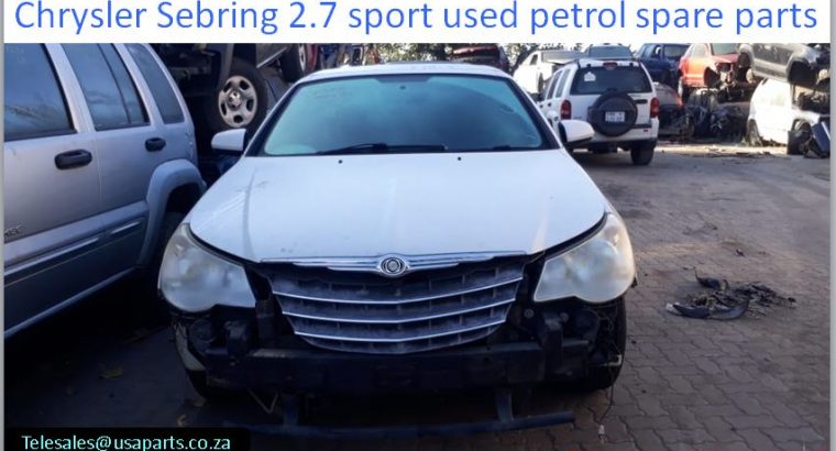 Chrysler Sebring 2.7 sport 2005-13 used petrol spare parts