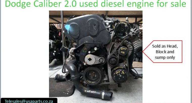 Dodge Caliber 2.0 2007-2013 used diesel engine for sale
