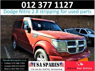 Dodge Nitro 2.8 2007-13 stripping for used parts