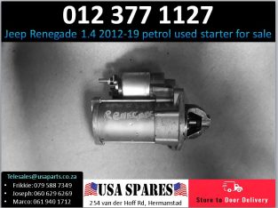 Jeep Renegade 1.4 2012-2021 used petrol starters for sale