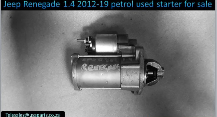 Jeep Renegade 1.4 2012-2021 used petrol starters for sale