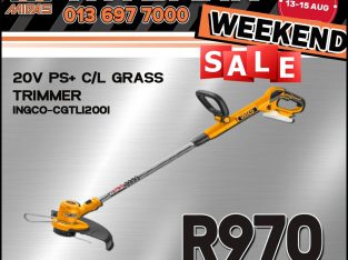 INGCO 20V PS+ C/L Grass Trimmer ONLY R970!