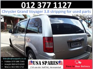 Chrysler Grand Voyager 3.8 2008-15 stripping for used parts
