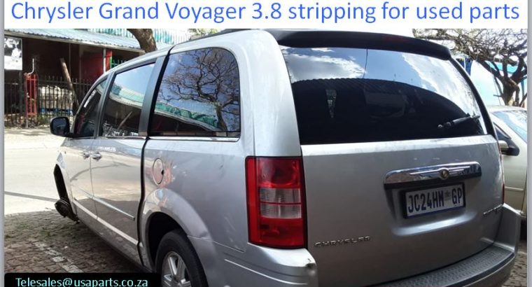 Chrysler Grand Voyager 3.8 2008-15 stripping for used parts