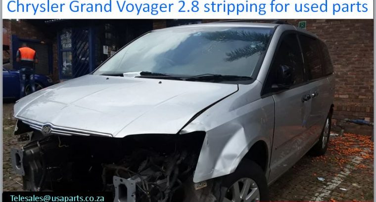 Chrysler Grand Voyager 2.8 2008-15 stripping for used parts