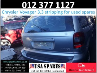 Chrysler Voyager 3.3 2003-07 stripping for used parts