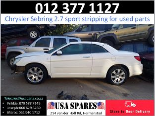 Chrysler Sebring 2.7 sport 2005-13 stripping for used parts
