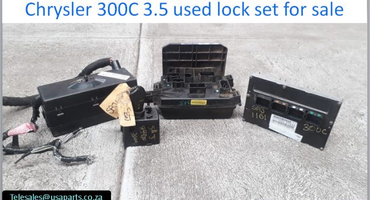 Chrysler 300C 3.5 2005-10 used lock set for sale