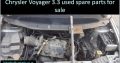 Chrysler Voyager 3.3 2003-07 used engine spare parts for sale