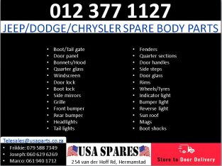 Jeep/Dodge/Chrysler new and used body spares for sale