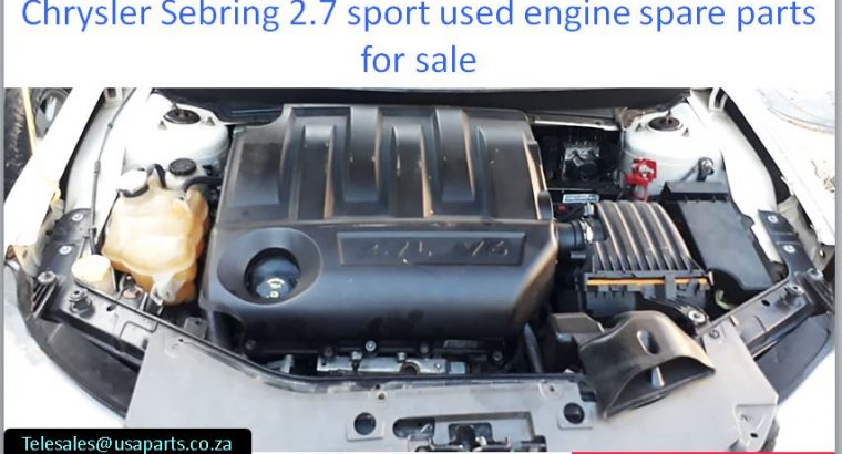 Chrysler Sebring 2.7 2005-13 used engine spare parts for sale