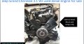 Jeep Grand Cherokee 3.1 WJ used diesel engine for sale